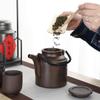 HDICUHNANU Handmade Chinese Yixing Clay Tea Set with Teapot and 4 Cups view 4