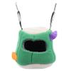 KOMBIUDA Hanging Hamster House Bed, Green, Soft Short-Plush Nest view 1