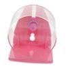 Happyyami Small Transparent Acrylic Hamster Wheel with Stand, Quiet and Durable, for Hamsters, Gerbils, Guinea Pigs and Other Small Animals view 1