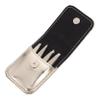 Alipis 4-Piece Stainless Steel Eyebrow Tweezer Set with Mini Eyebrow Clips view 1