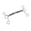 SYUULCOI Horse Snaffle Bit, Stainless Steel and Brass, 145 mm view 3