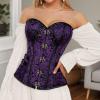 Women's Steampunk Overbust Corset Bustier view 2