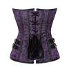 Women's Steampunk Overbust Corset Bustier view 4