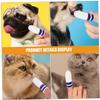 HOMOBABE 4-Piece Finger Toothbrush Set for Dogs and Cats, Soft and Safe Dental Care view 3
