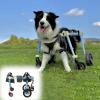 Generic Adjustable 4-Wheel Dog Wheelchair for Medium-Sized Pets, Mobility Aid with Hind Leg Support and Protective Padding, Recovery Tool for Dogs (Blue, XS) view 1