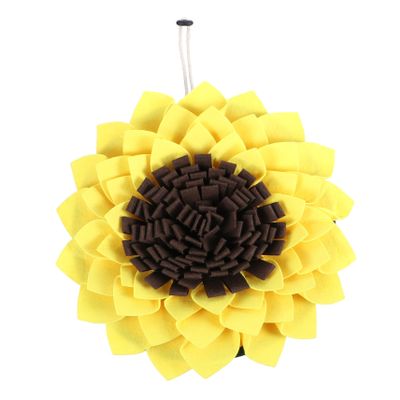BESTonZON Sunflower-Shaped Snuffle Mat for Pets