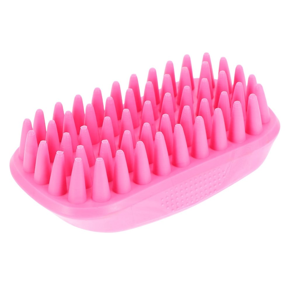 Luxshiny Silicone Pet Bath Brush for Dogs and Cats
