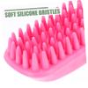 Luxshiny Silicone Pet Bath Brush for Dogs and Cats view 3