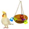 Gadpiparty Hanging Coconut Shell Parrot Nest for Bird Cages view 3
