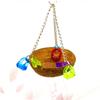 Gadpiparty Hanging Coconut Shell Parrot Nest for Bird Cages view 4