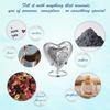 AIWENXI Pet Ash Memorial Urn, Mini Winged Heart Cremation Keepsake Urn, Stainless Steel view 4