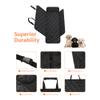 Dog Car Seat Cover for Mitsubishi L200 2.2 DI-D/2.4 DI-D Rear Seat view 4