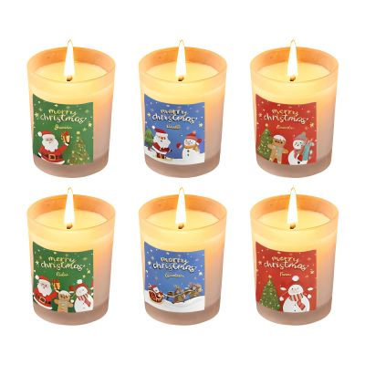 Long-Lasting Festive Scented Candle in Glass