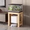 QUEMZAR Aquarium Stand, Aquarium Cabinet 120 x 50, High Load Capacity, for Turtle Tanks and Reptile Terrariums, Brown Wood, 50 x 45 x 50 cm view 1