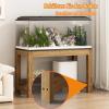 QUEMZAR Aquarium Stand, Aquarium Cabinet 120 x 50, High Load Capacity, for Turtle Tanks and Reptile Terrariums, Brown Wood, 50 x 45 x 50 cm view 4