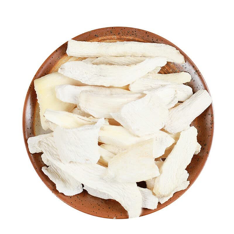 Natural Dried Yam Root Slices, Green Herbal Tea, Traditional Chinese Huai Shan for Stomach Health and Digestion, for Cooking Nutritious Soups (500 g)
