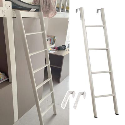 Heavy-Duty Double Bunk Bed Ladder with Hooks, 127 cm
