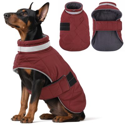 ASENKU Winter Dog Coat XL, Waterproof & Windproof, for Large Dogs
