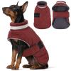 ASENKU Winter Dog Coat XL, Waterproof & Windproof, for Large Dogs view 1