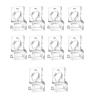 Durable Aquarium Lid Holder Stand - 10 Pieces view 1