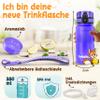 Funkelfuchs Kids’ Water Bottle, 350 ml, Purple, Carbonated-Drink Compatible view 2