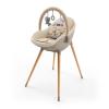 Kinderkraft FINI UP 3-in-1 High Chair with Rocker, Beige view 1