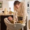 Kinderkraft FINI UP 3-in-1 High Chair with Rocker, Beige view 2