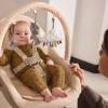 Kinderkraft FINI UP 3-in-1 High Chair with Rocker, Beige view 3