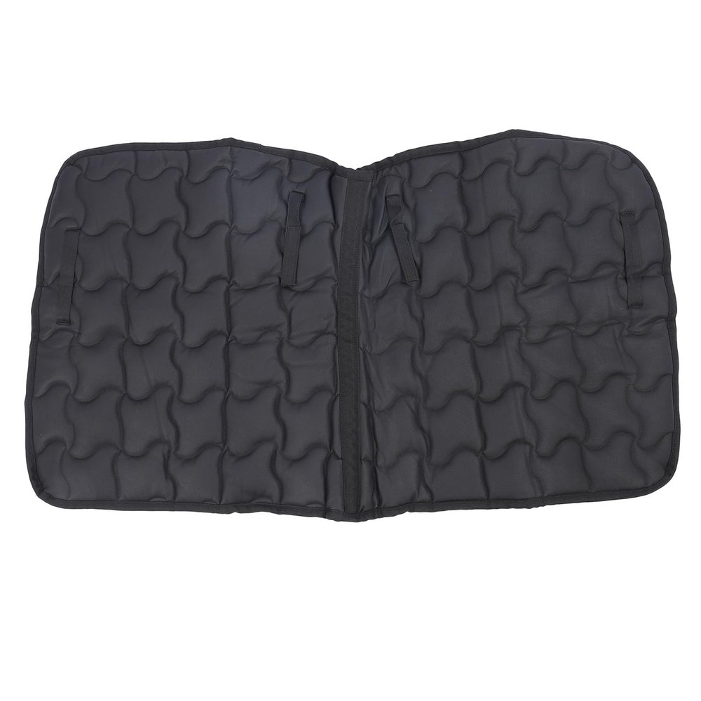 Breathable Black PU Leather Horse Saddle Pad