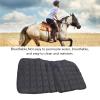 Breathable Black PU Leather Horse Saddle Pad view 3