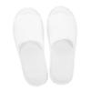 Zerodeko Guest Slippers, 5 Pairs, Fabric, Open Toe, White view 1
