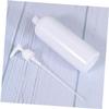 STOBAZA 2-Pack 500 ml Refillable Pump Bottles, Odorless Lotion Dispensers, Reusable, Transparent and White view 2