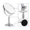 KEYQEEN Freestanding Makeup Mirror, 360° Rotating Double-Sided 1x/10x Magnifying Mirror with Stand, Black, 6 Inch view 4