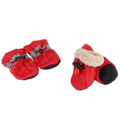 4-Pair Set Pawz Rubber Dog Boots for Summer