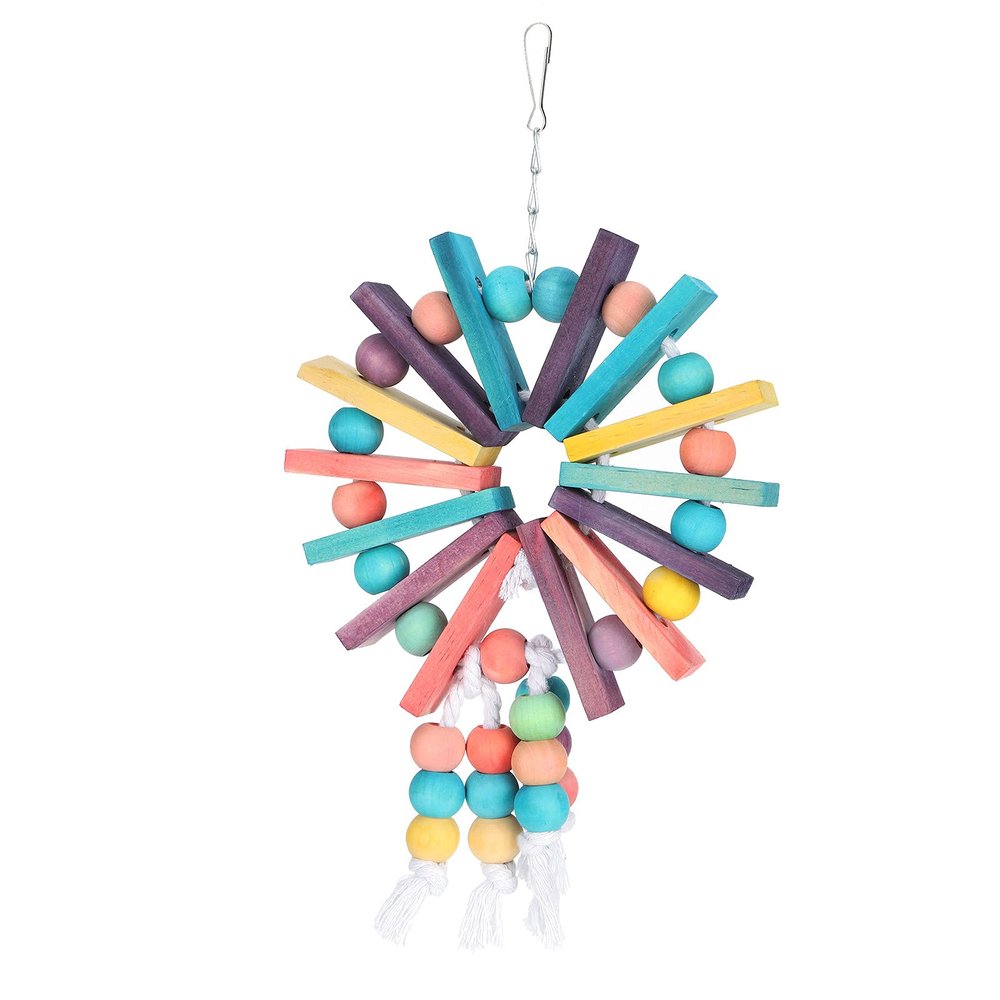 KaisudiAP Color Block Toy for Parrots