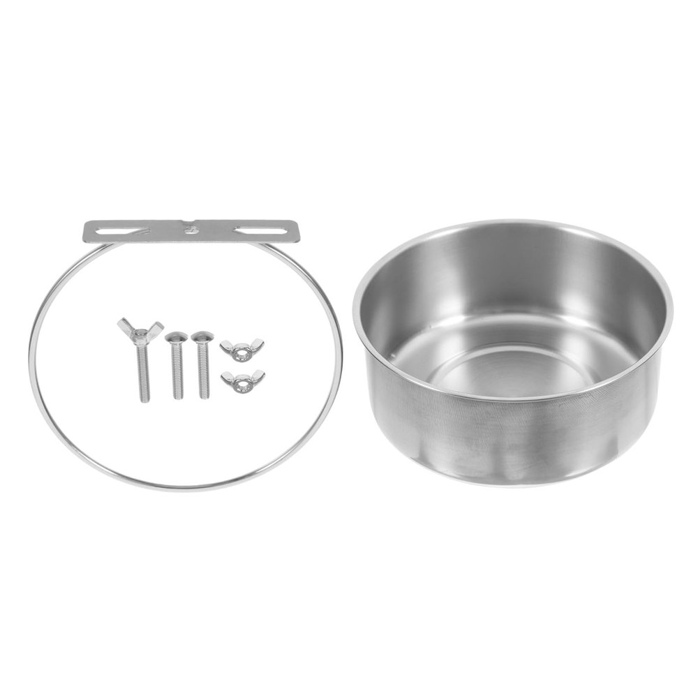 TEHAUX Stainless Steel Bird Feeder with Clamp Holder