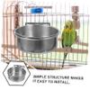 TEHAUX Stainless Steel Bird Feeder with Clamp Holder view 3
