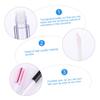 ULTECHNOVO 10-Piece Refillable Lip Gloss Tubes, Transparent Lip Cosmetic Containers with Applicators for DIY Lip Gloss and Lip Color view 3