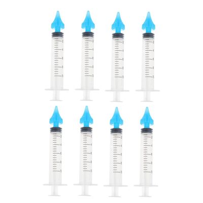 4-Piece Plastic Ear-Care Syringe Set for Ear Cleaning, 10 mL