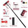 Telescopic Window Cleaning Brush, 3.6–12 m, Water-Fed Hydro Cleaner for Solar Panels, Roofs and Cars, with Soap Dispenser, 35 cm Brush, 9.2 m Reach view 2