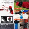 Telescopic Window Cleaning Brush, 3.6–12 m, Water-Fed Hydro Cleaner for Solar Panels, Roofs and Cars, with Soap Dispenser, 35 cm Brush, 9.2 m Reach view 3