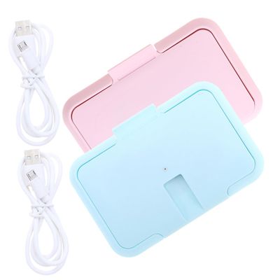 2-Pack USB Baby Wipe Warmers, Portable, Large Capacity