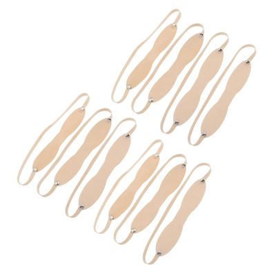 ULTECHNOVO 10-Piece Eyebrow Silicone Practice Skin Headband for Beginners