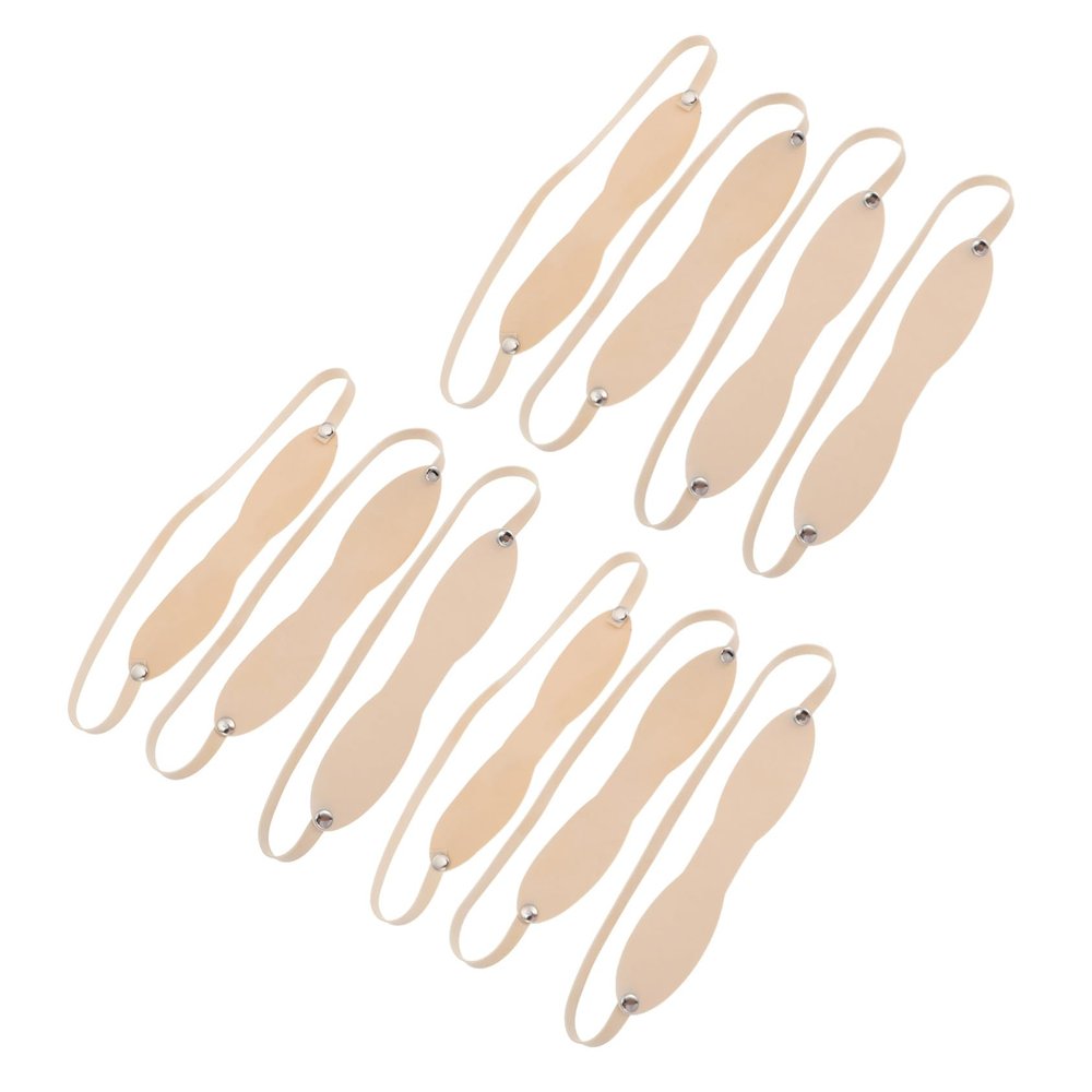 ULTECHNOVO 10-Piece Eyebrow Silicone Practice Skin Headband for Beginners