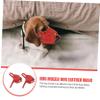 Homoyoyo Brown Leather Dog Muzzle - 2 Pack view 3
