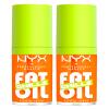 NYX Professional Makeup Fat Oil Chillz Lip Gloss, Shade 15 Citrus Chiller, 2-Pack view 1