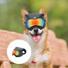 Pet Sunglasses for Large Dogs with Adjustable Strap, Windproof Dog Goggles view 2