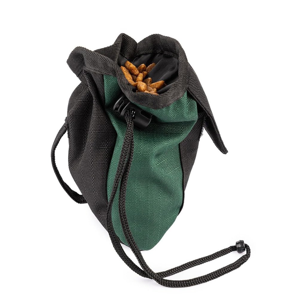 Happet 2-in-1 Treat & Waste Bag Pouch, Green