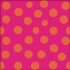33x33cm Paper Napkins - 20 Pack - Eco-Friendly with Orange Dots view 1