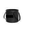 Folding Foot Bath Bucket, Portable Foot Soaking Basin for Camping and Travel, Black view 1